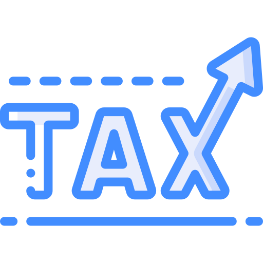 Tax Basic Miscellany Blue icon