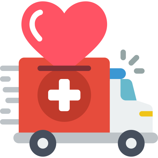 Ambulance Basic Miscellany Flat icon