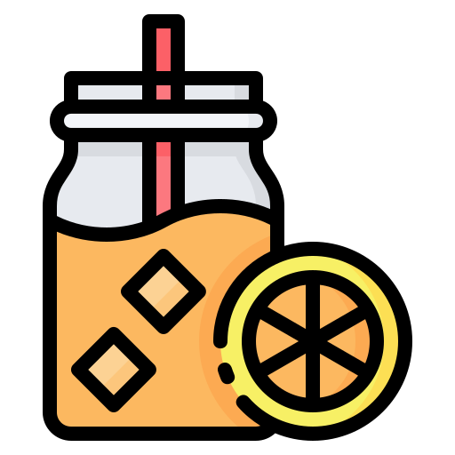 Orange juice Generic Outline Color icon