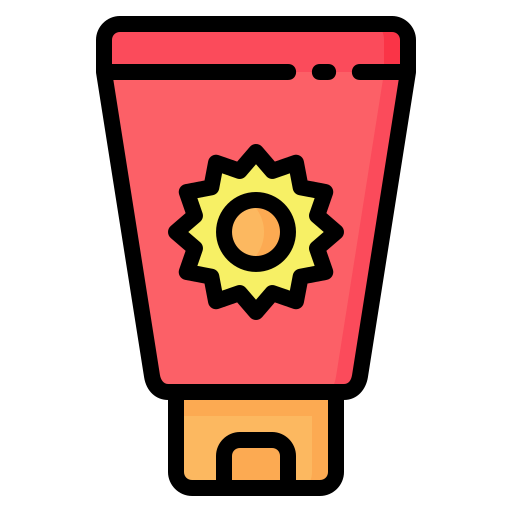 Sunscreen Generic Outline Color icon