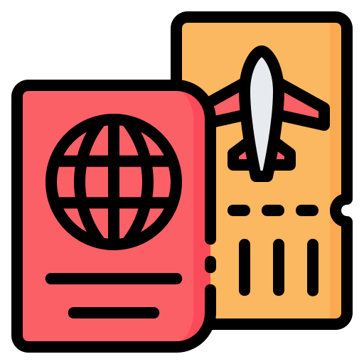 パスポート Generic Outline Color icon