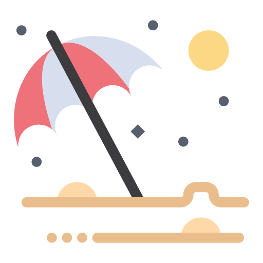 зонт от солнца Flatart Icons Flat иконка