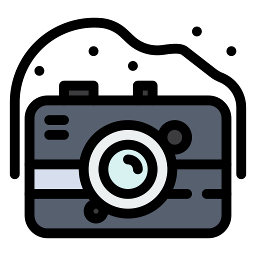 cámara Flatart Icons Lineal Color icono