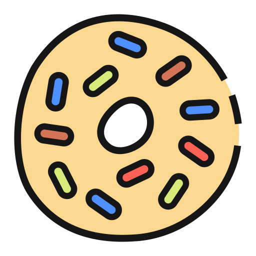 rosquilla Generic Outline Color icono