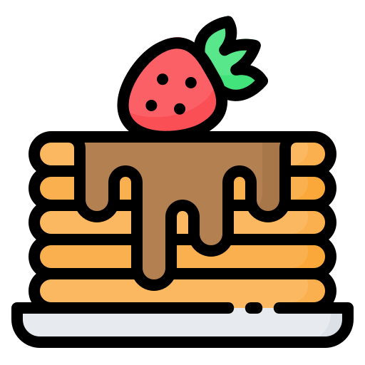 Pancake Generic Outline Color icon