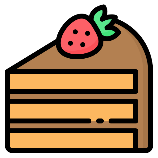 Cake Generic Outline Color icon