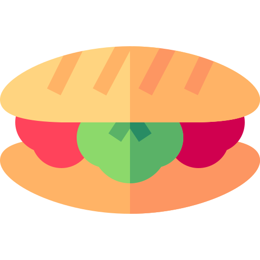 パン Basic Straight Flat icon