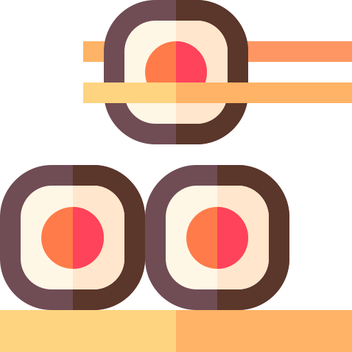 sushi Basic Straight Flat icoon