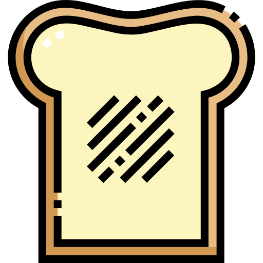 Toast Detailed Straight Lineal color icon