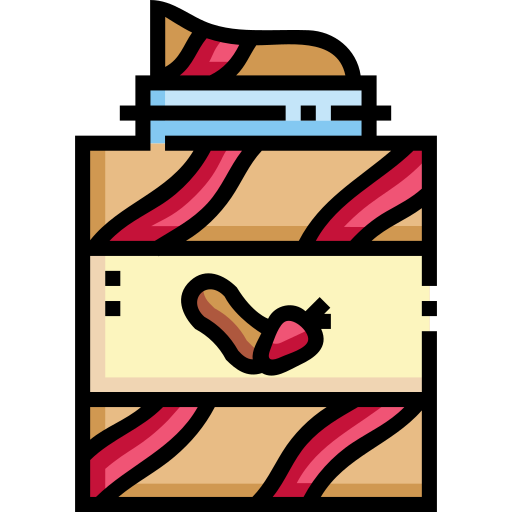 Peanut butter Detailed Straight Lineal color icon