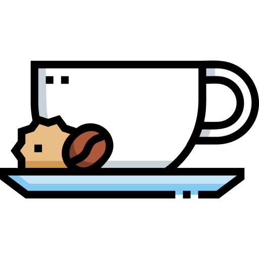 Coffee mug Detailed Straight Lineal color icon