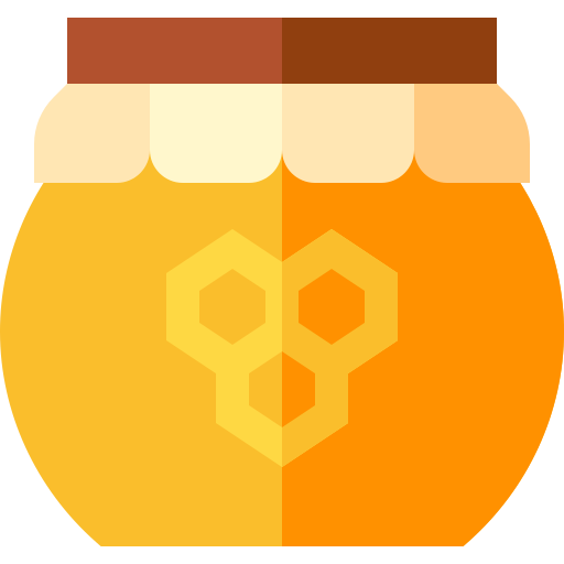 Honey Basic Straight Flat icon