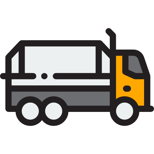transport ciężarowy Detailed Rounded Lineal color ikona