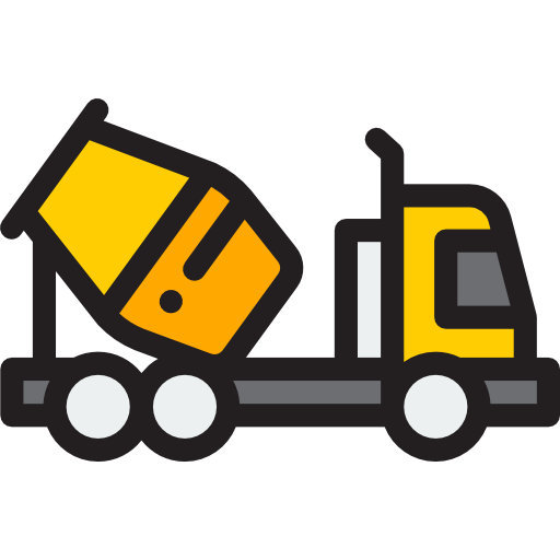 transport ciężarowy Detailed Rounded Lineal color ikona