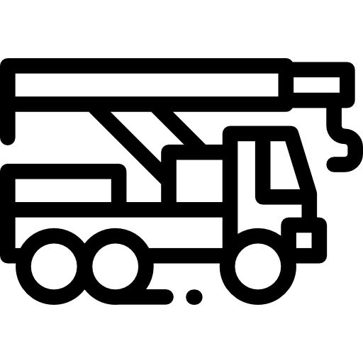 caminhão Detailed Rounded Lineal Ícone