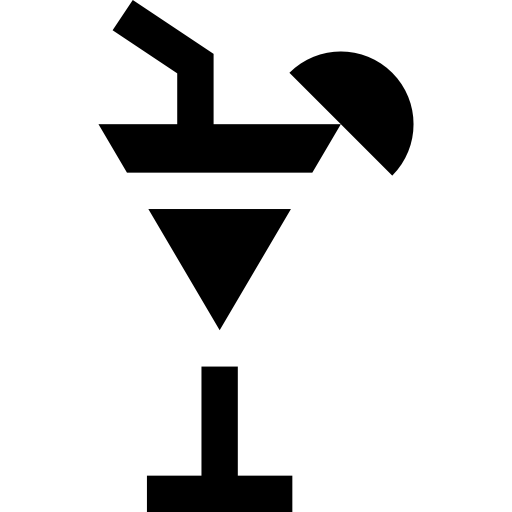 칵테일 Basic Straight Filled icon