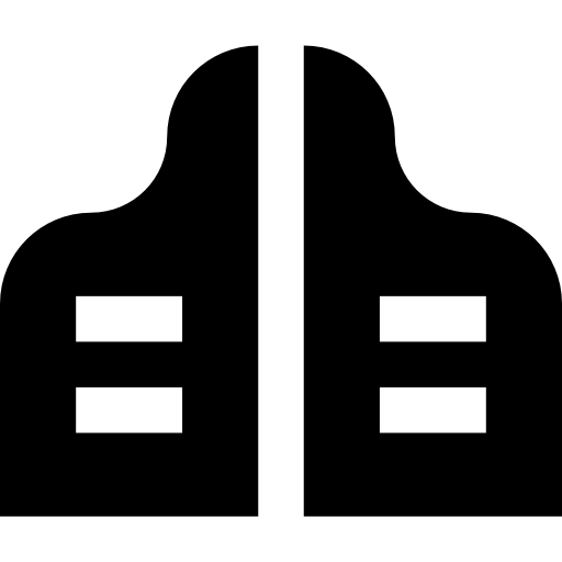 puertas Basic Straight Filled icono