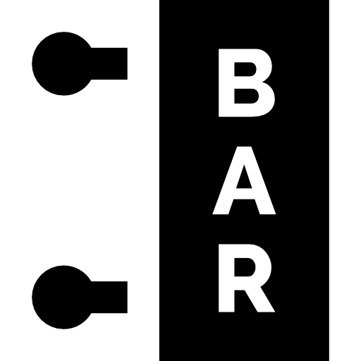 バー Basic Straight Filled icon