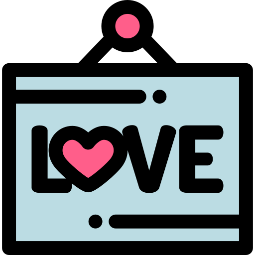 miłość Detailed Rounded Lineal color ikona