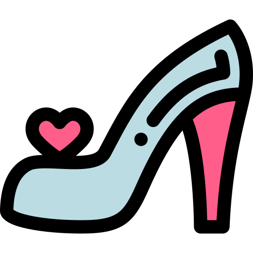 High heels Detailed Rounded Lineal color icon