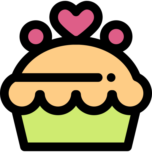Pie Detailed Rounded Lineal color icon