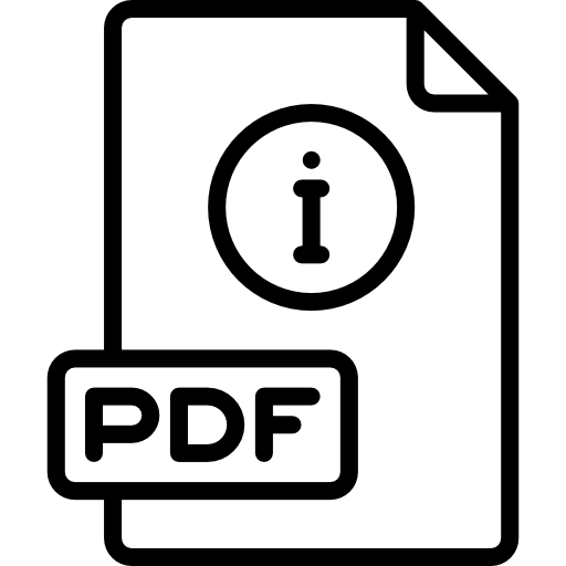 pdf Special Lineal Ícone
