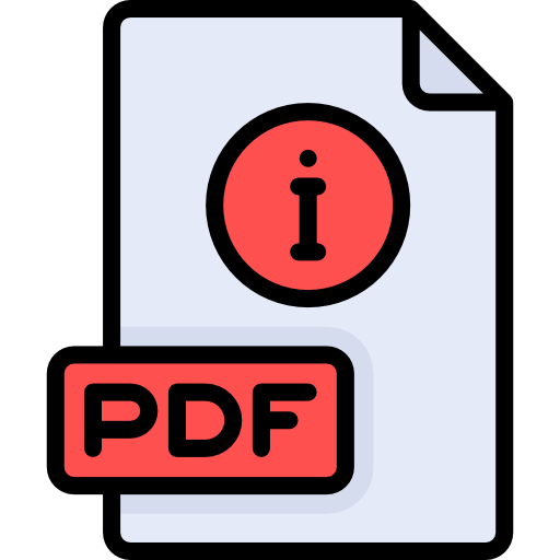 pdf Special Lineal color icon