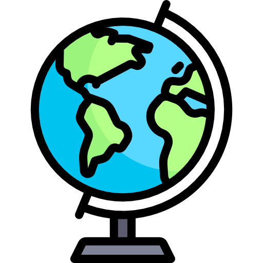 Earth globe Special Lineal color icon