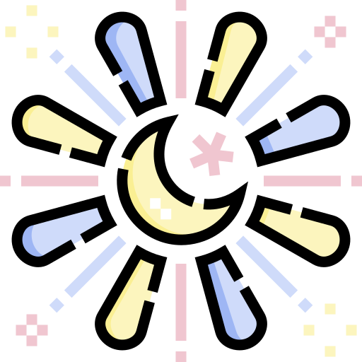 Fireworks Detailed Straight Lineal color icon