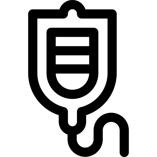 transfusão de sangue Basic Rounded Lineal Ícone