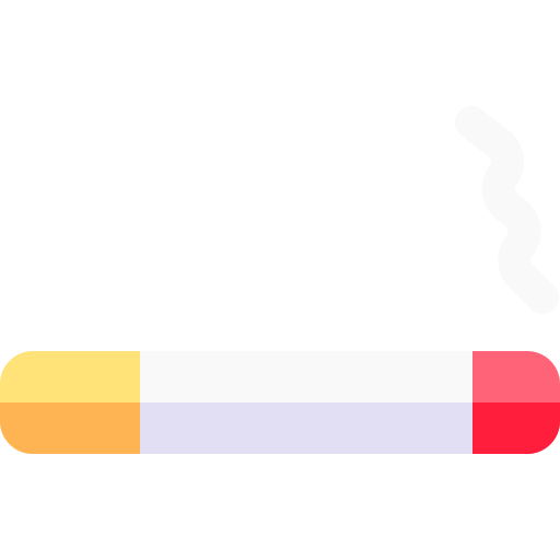 Cigarette Basic Rounded Flat icon