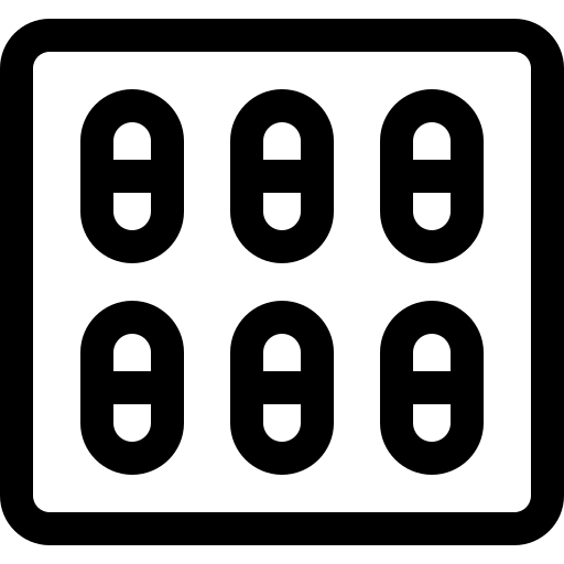 pillole Basic Rounded Lineal icona