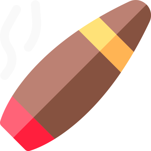 Cigar Basic Rounded Flat icon