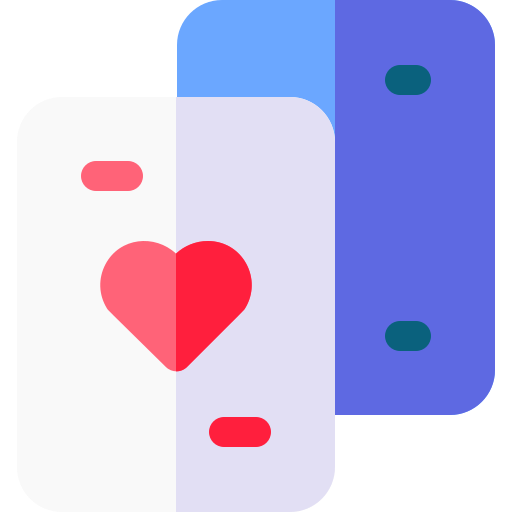 Playing cards Basic Rounded Flat icon