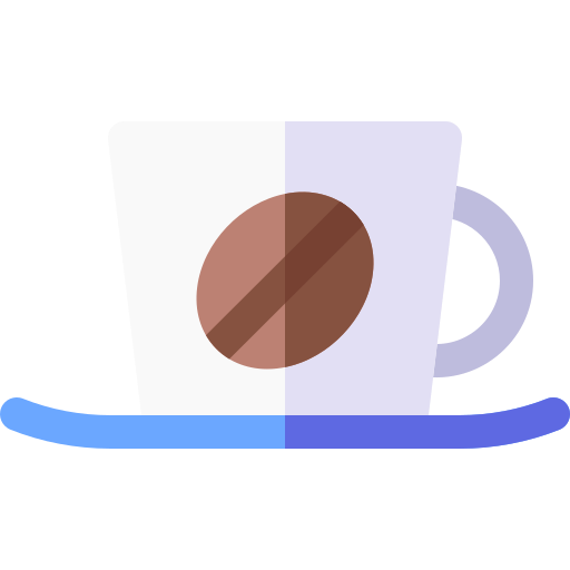 café Basic Rounded Flat icono