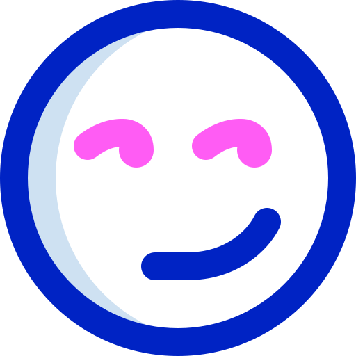 grijnzend Super Basic Orbit Color icoon