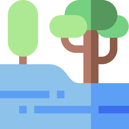 Деревья Basic Straight Flat иконка