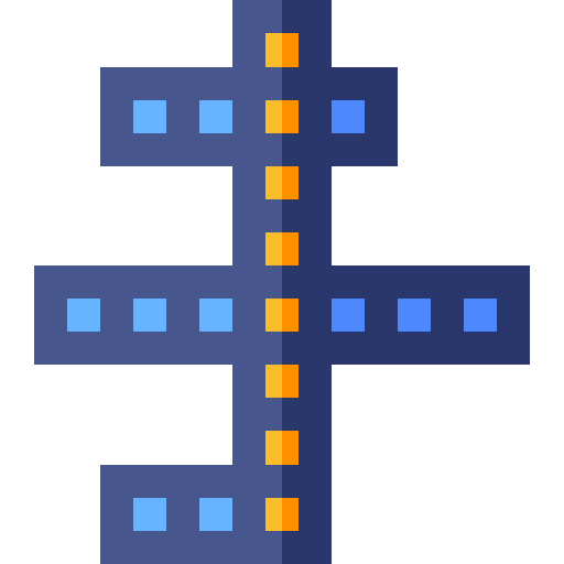 クロスワード Basic Straight Flat icon