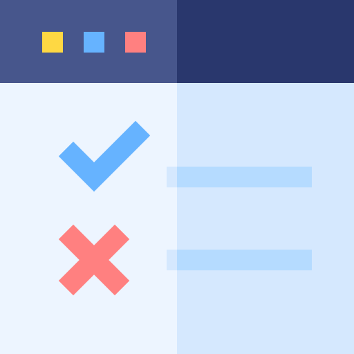 blog Basic Straight Flat ikona