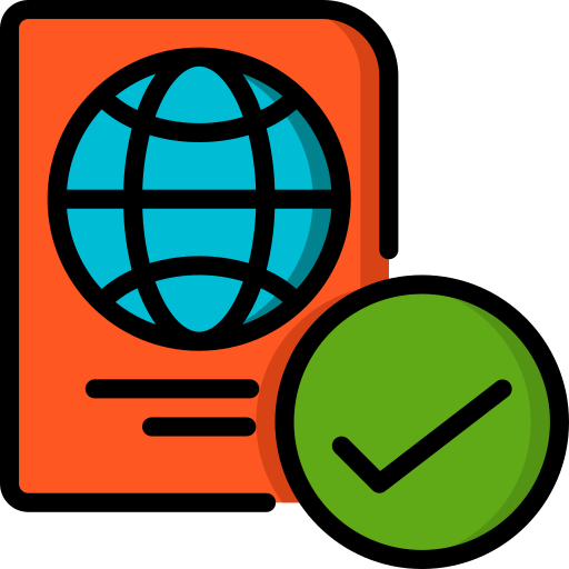 Passport Basic Miscellany Lineal Color icon