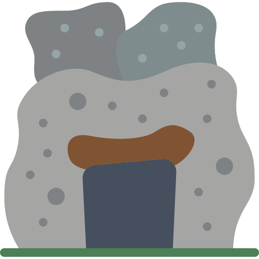 동굴 Basic Miscellany Flat icon