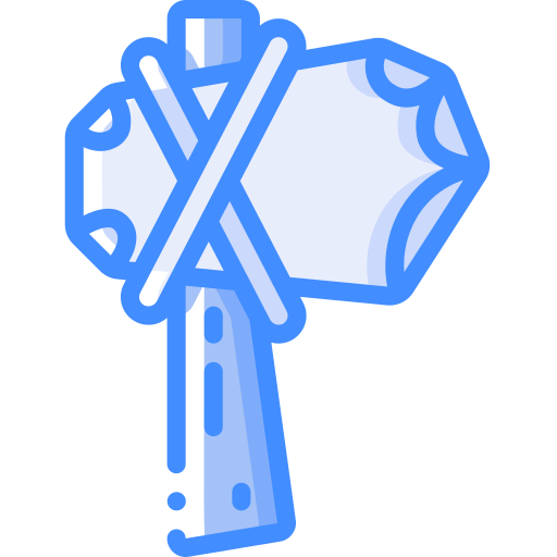 斧 Basic Miscellany Blue icon