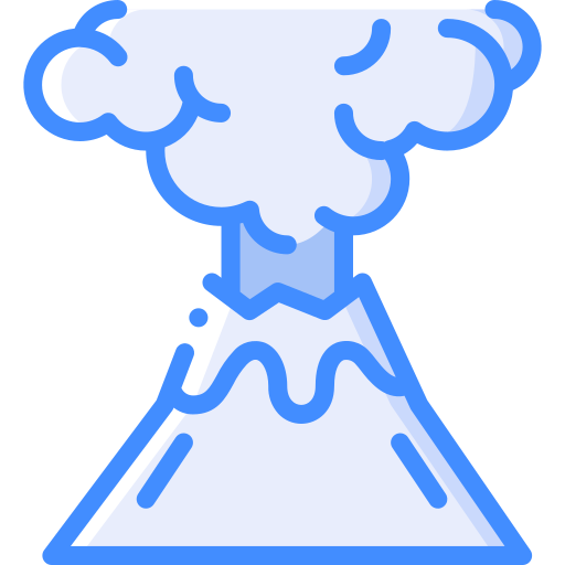 火山 Basic Miscellany Blue icon