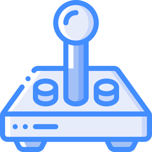 joystick Basic Miscellany Blue icoon