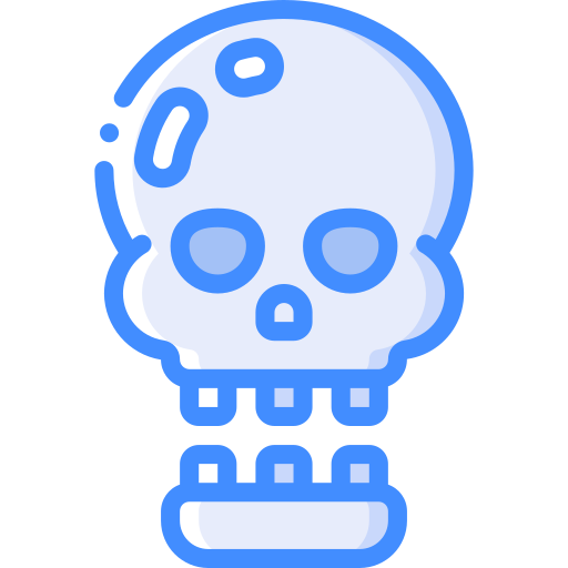 crâne Basic Miscellany Blue Icône
