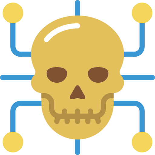 Skull Basic Miscellany Flat icon