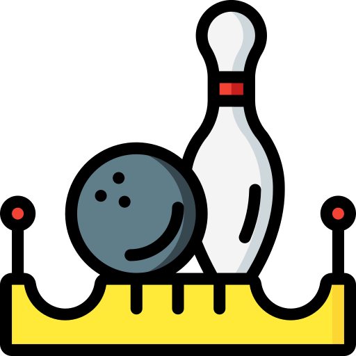 Bowling Basic Miscellany Lineal Color icon