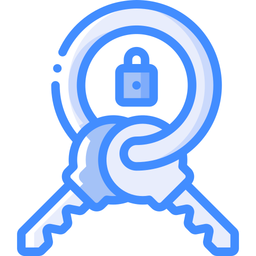 Keychain Basic Miscellany Blue icon