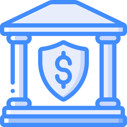 銀行 Basic Miscellany Blue icon