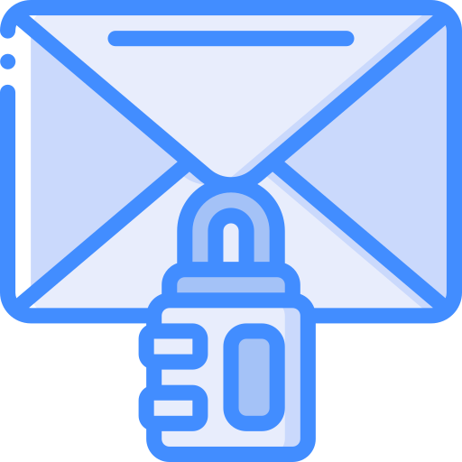 Mail Basic Miscellany Blue icon